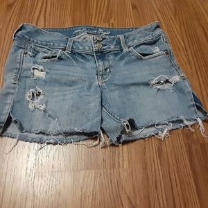 american eagle stretch shorts size 10